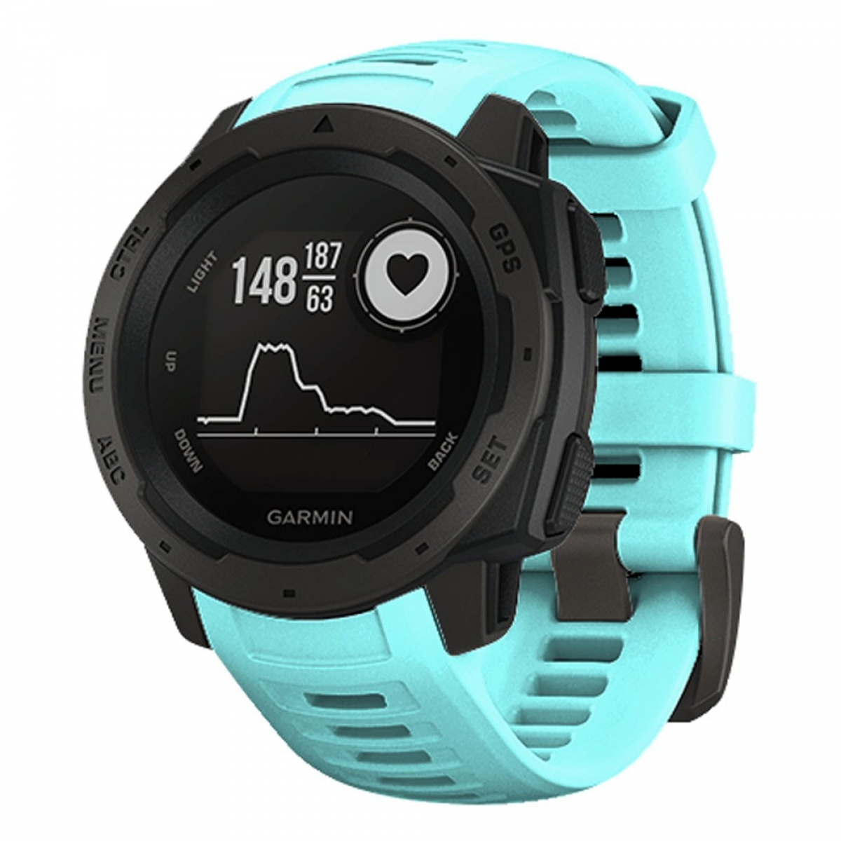 CASEONLINE Silikon, Smartband, Garmin, Instinct 2, Minze