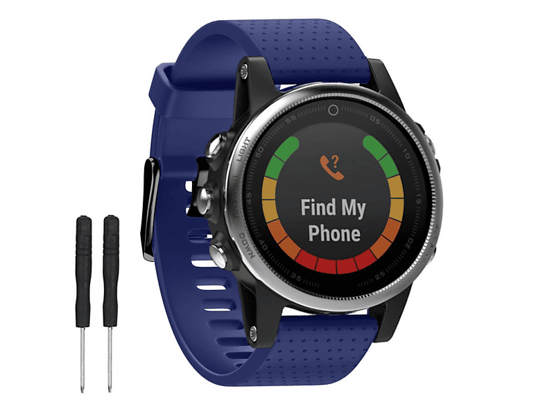 Garmin, Multicolor 5S, Garmin Silikon, CASEONLINE Fenix Smartband,