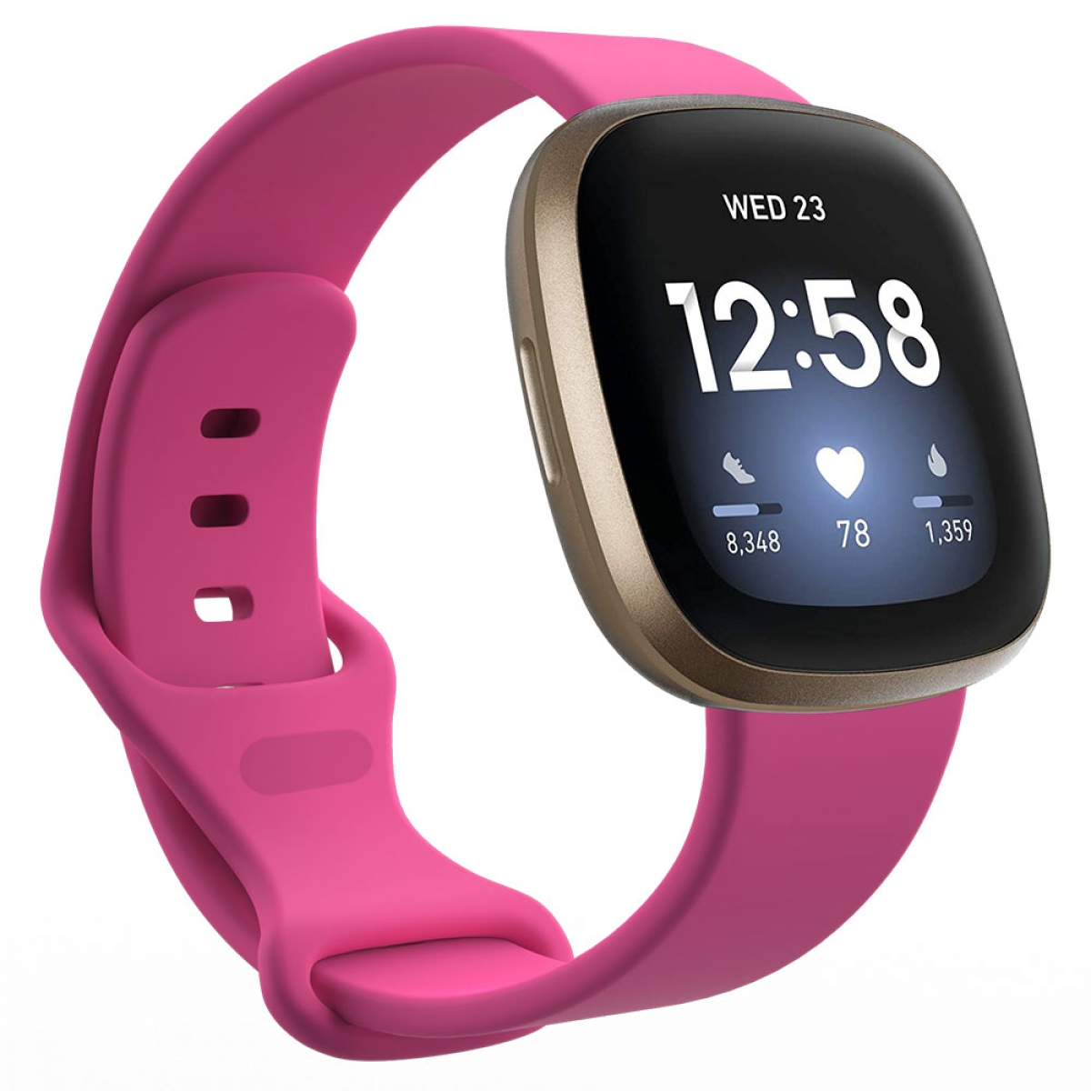3, Silikon, Multicolor Versa Smartband, CASEONLINE Fitbit Fitbit,