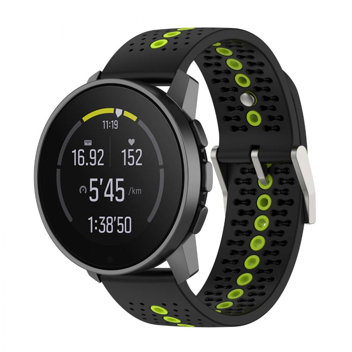 Silikon, Multicolor All CASEONLINE Smartband, Suunto, Peak Black, 9