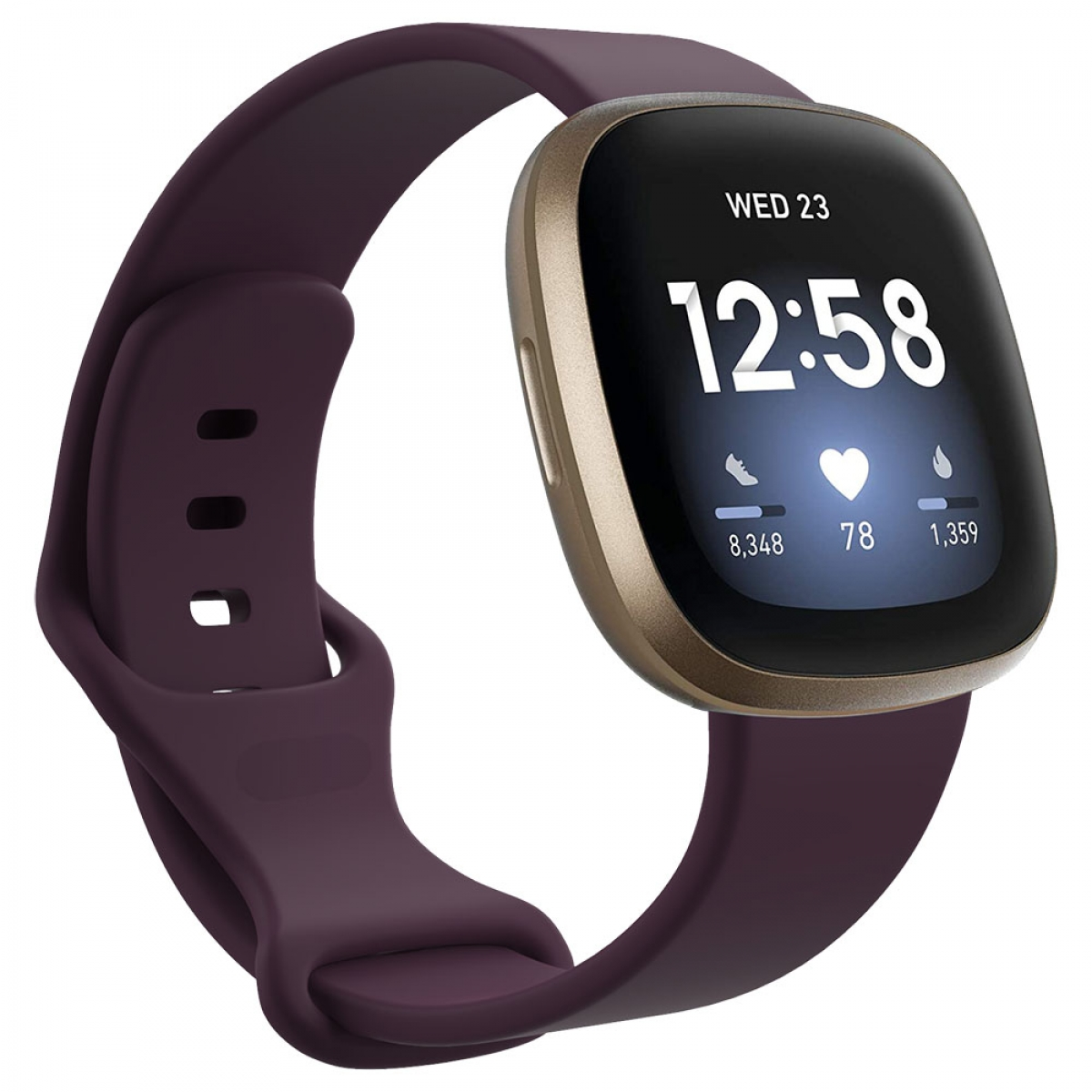 3, Fitbit Fitbit, Versa Silikon, Multicolor CASEONLINE Smartband,