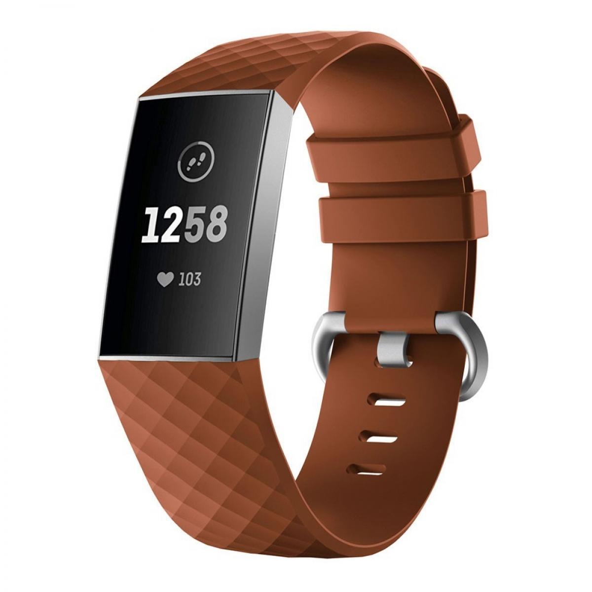 Fitbit, Multicolor 3, Smartband, Charge Fitbit CASEONLINE Silikon,