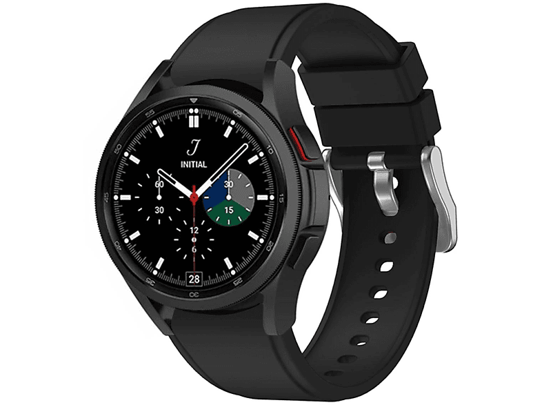 Silikon, Smartband, Classic Galaxy CASEONLINE Schwarz Watch Samsung, 4 (46mm),