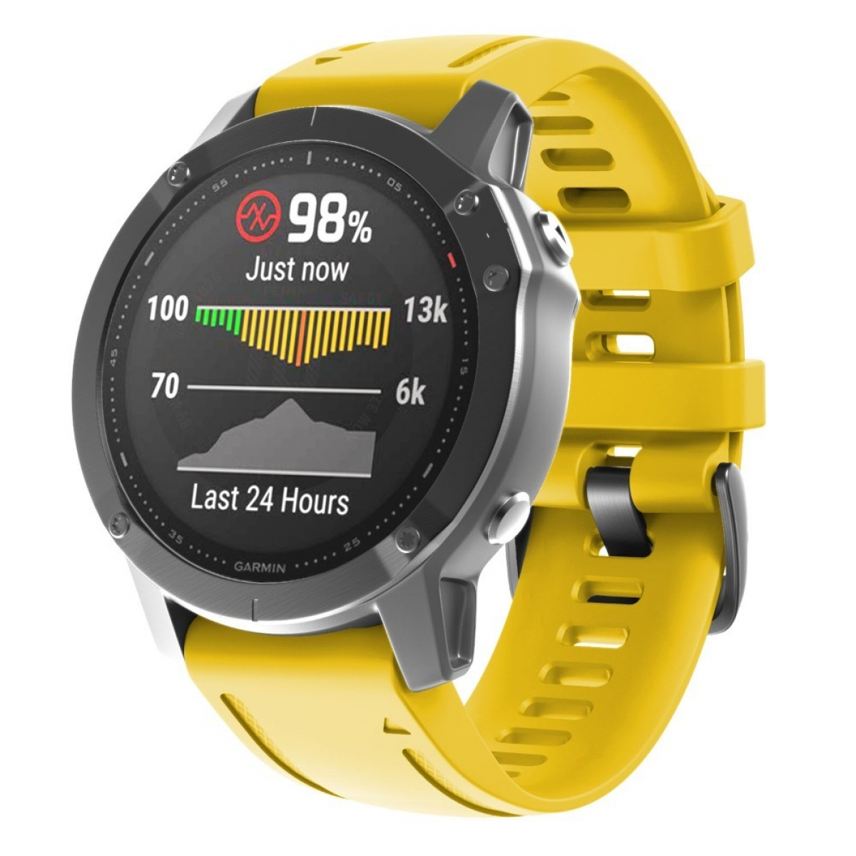 Garmin, Smartband, Multicolor Silikon, 6S, CASEONLINE Garmin Fenix