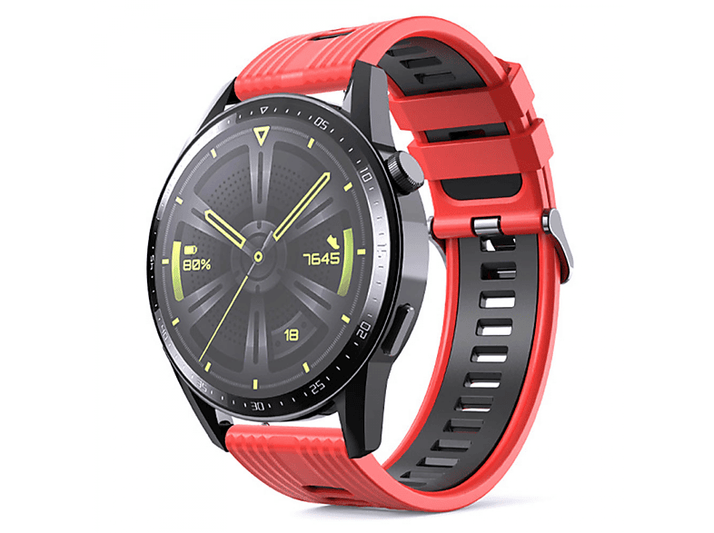CASEONLINE Twin, Smartband, Huawei, Watch GT3 46mm, Multicolor | Smartwatch Armbänder