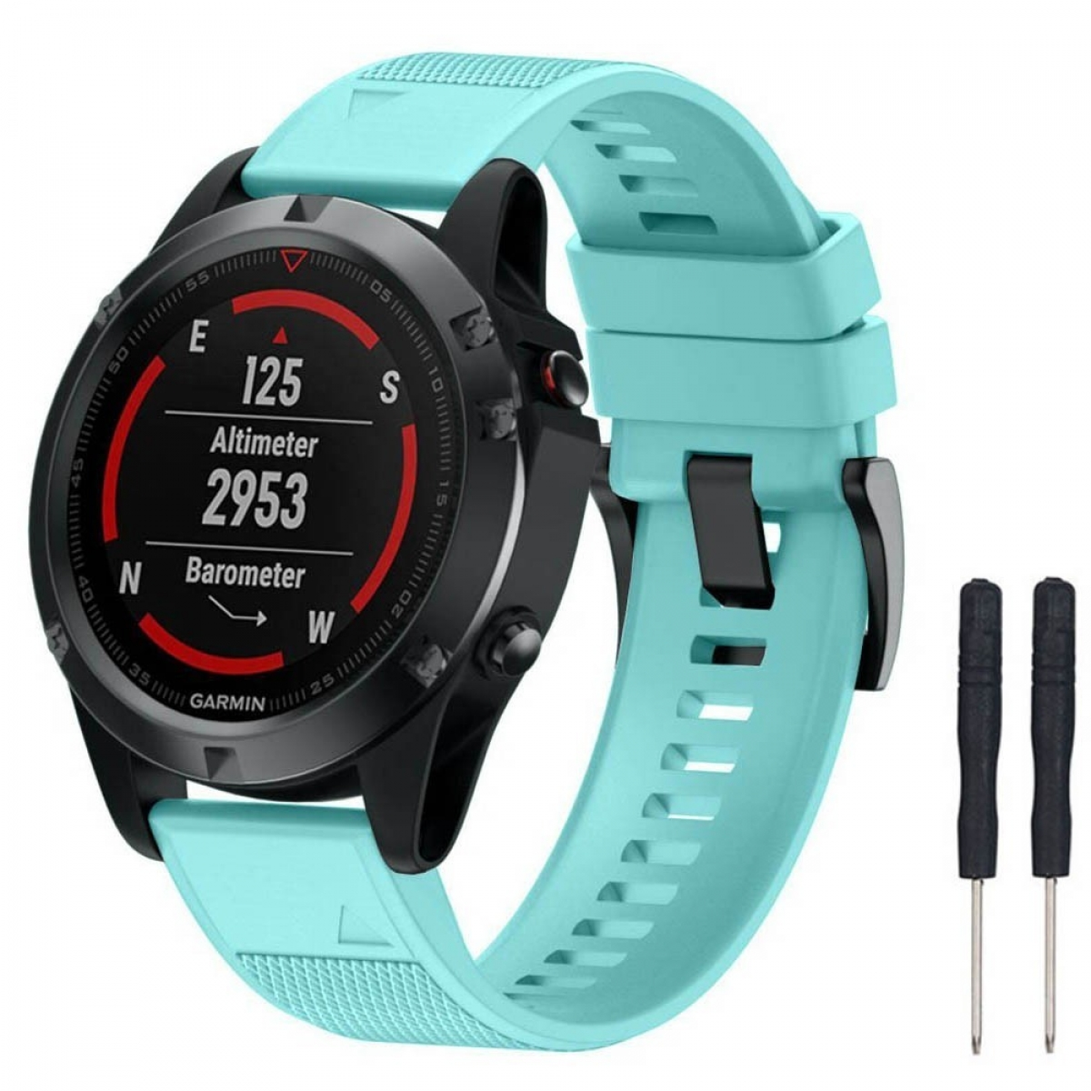 Garmin Garmin, 5, Smartband, CASEONLINE Fenix Multicolor Silikon,