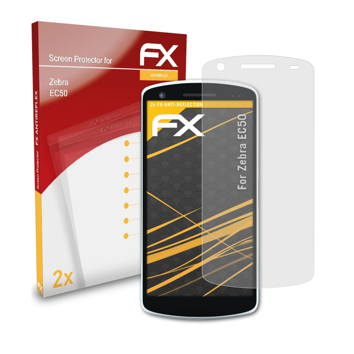 Zebra ATFOLIX 2x EC50) Displayschutz(für FX-Antireflex