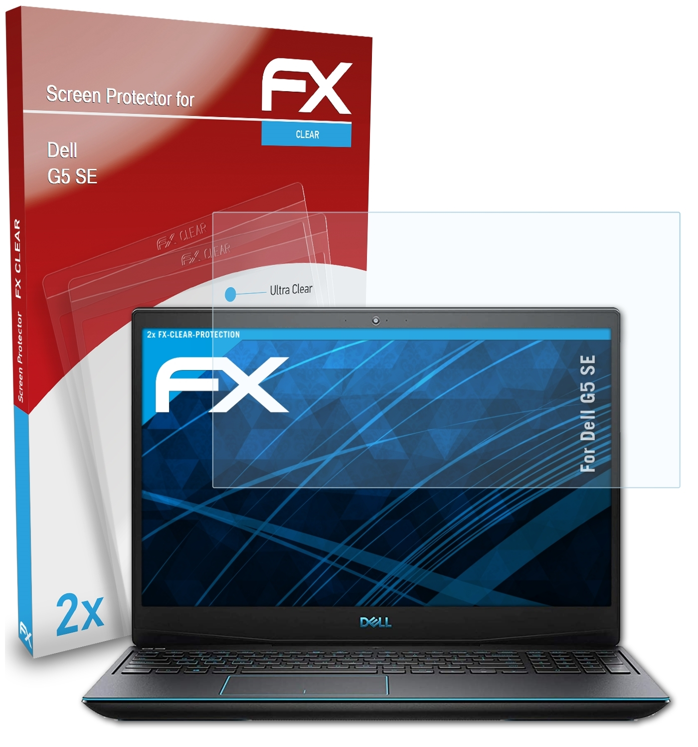 ATFOLIX 2x G5 FX-Clear Displayschutz(für Dell SE)