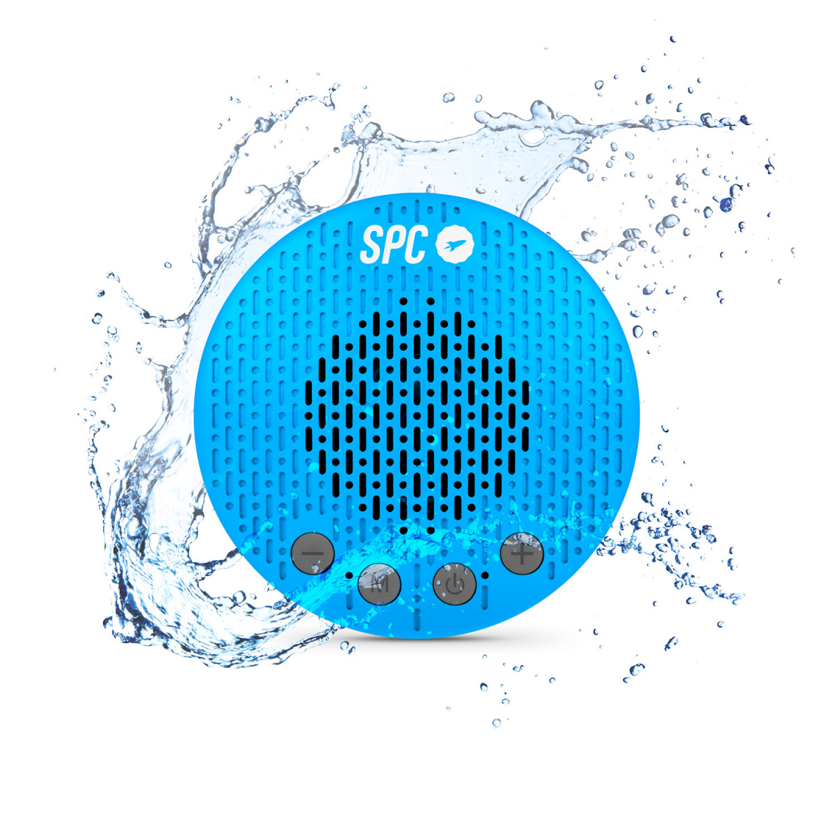 Altavoz Bluetooth Ducha Splash 2 - Altavoz Bluetooth Ducha SPC Splash 2 SPC, 5 W, Bluetooth, 4 h, Azul