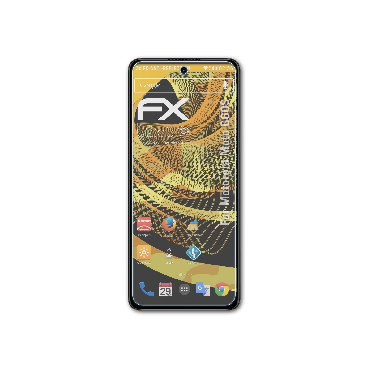 ATFOLIX 3x Displayschutz(für G60S) Motorola Moto FX-Antireflex