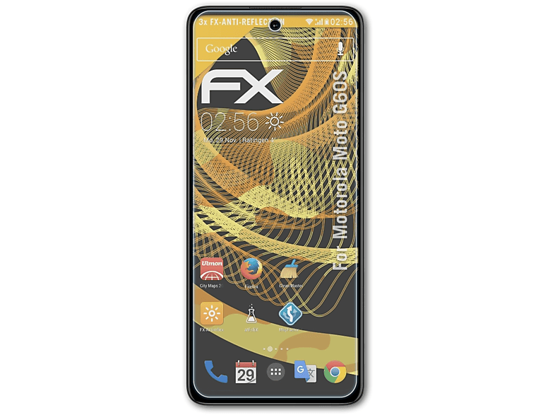ATFOLIX 3x FX-Antireflex Displayschutz(für Motorola Moto G60S)