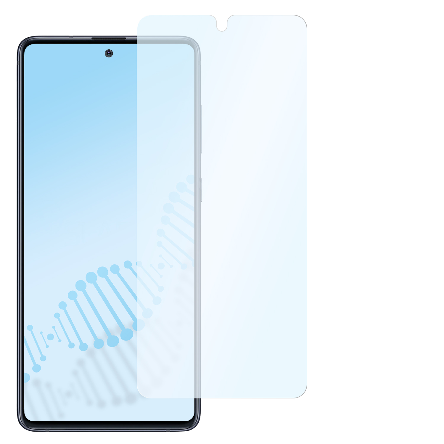 Samsung SLABO Hybridglasfolie antibakterielle Displayschutz(für Galaxy Note10 flexible Lite)