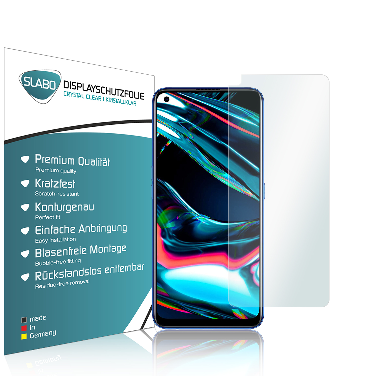 7 SLABO Crystal Displayschutzfolie Realme Pro) Clear Displayschutz(für
