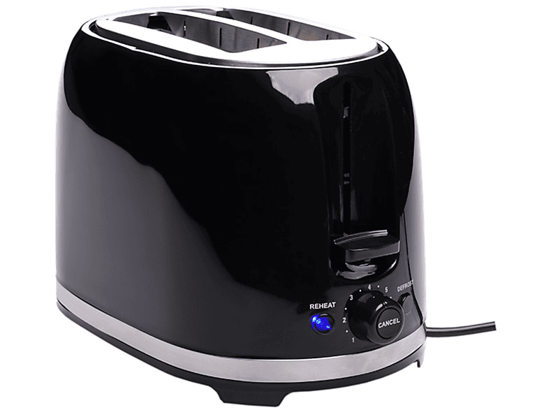 LAFE RETRO Toaster schwarz (850 Watt, Schlitze 2) MediaMarkt