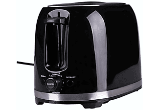 LAFE RETRO Toaster schwarz (850 Watt, Schlitze: 2)