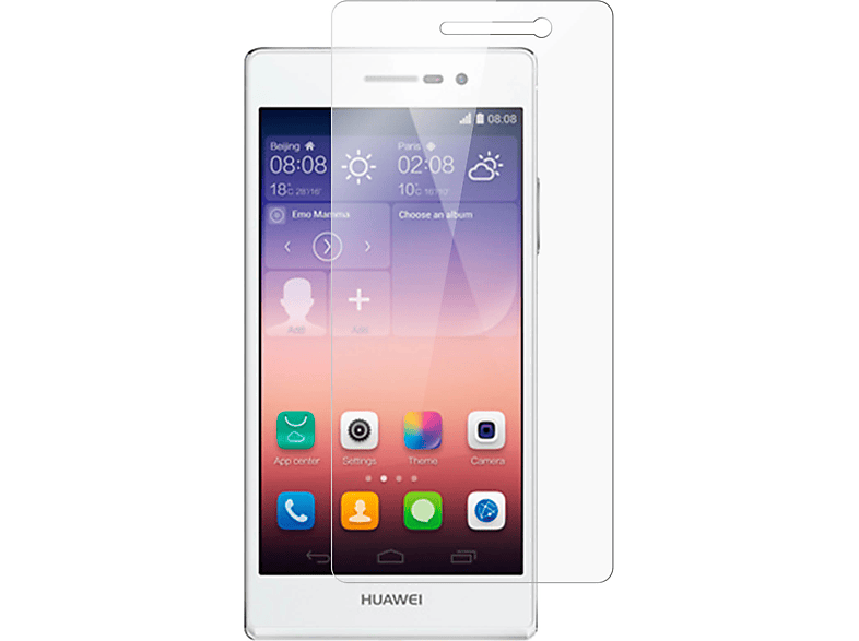 AVIZAR Gehärtetes Glas Härtegrad 9H mit Huawei P8) Huawei Schutzfolie Glas-Folien(für