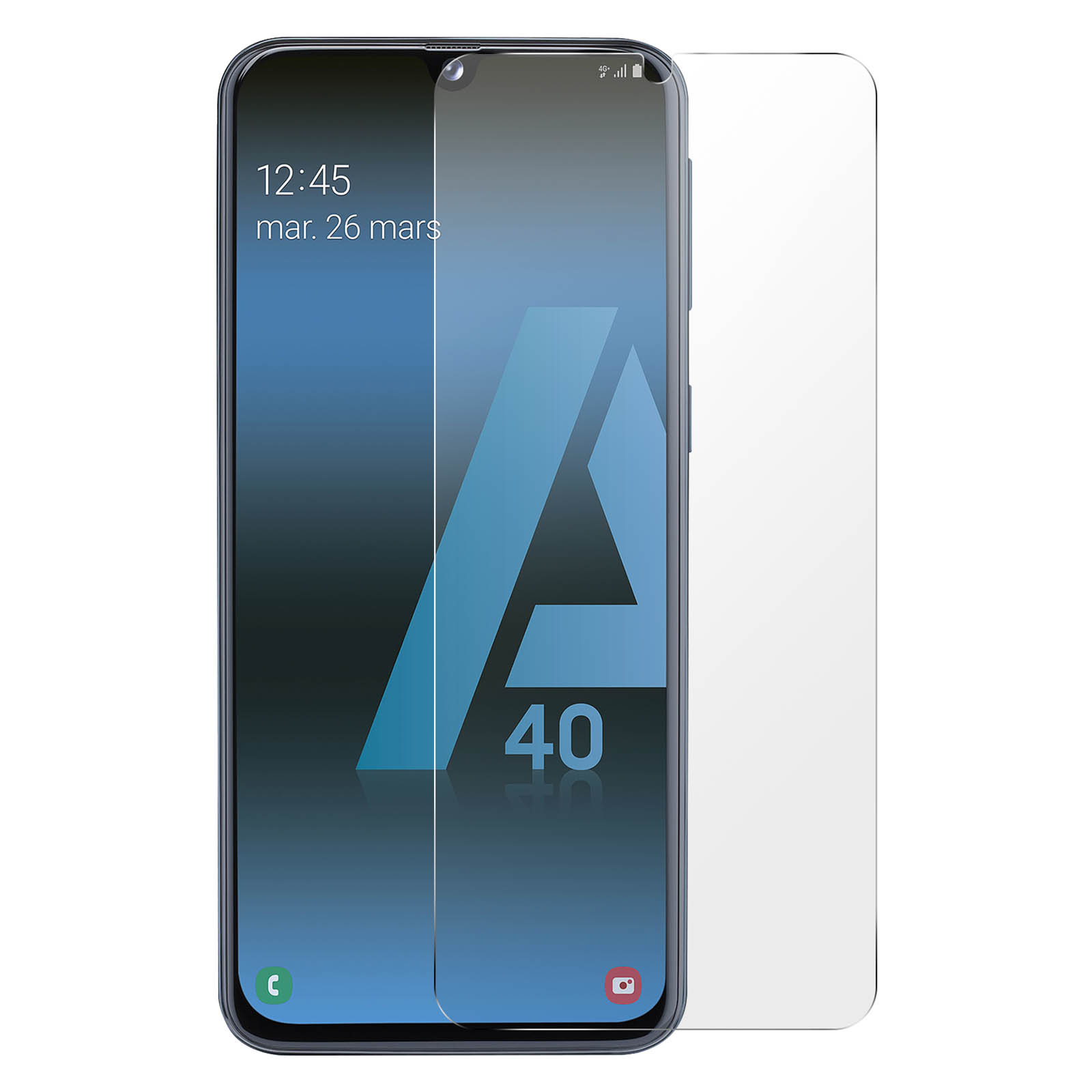 Flexibles Schutzfolie Galaxy Beschichtung Schutzfolien(für mit A40) Glas Samsung AVIZAR ölabweisender