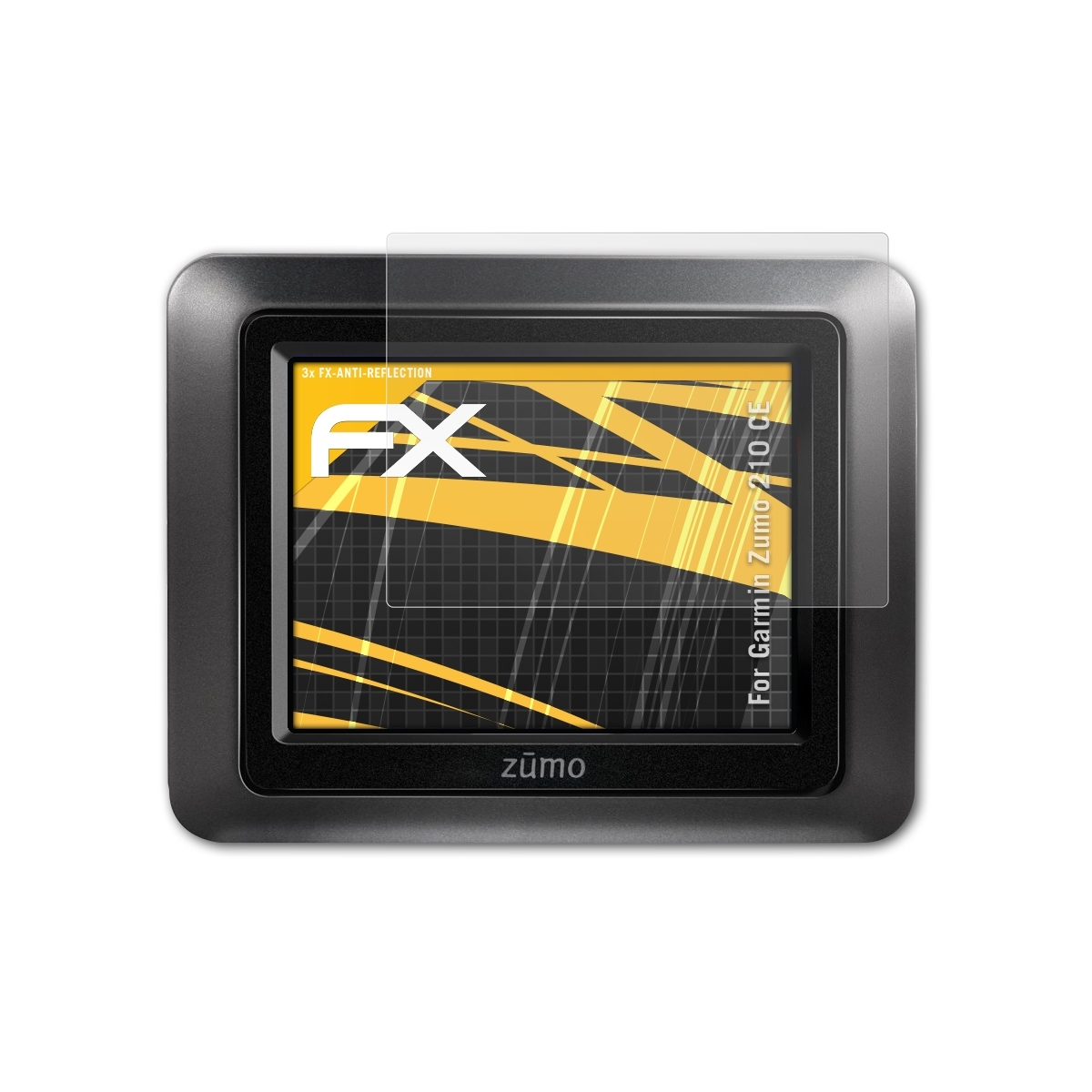 Garmin 210 CE) FX-Antireflex Zumo ATFOLIX 3x Displayschutz(für