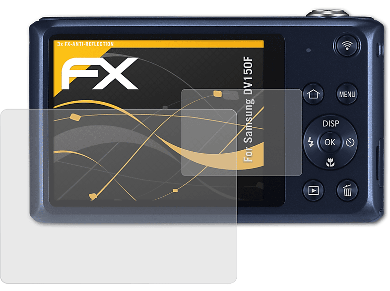 ATFOLIX 3x FX-Antireflex Displayschutz(für Samsung DV150F)