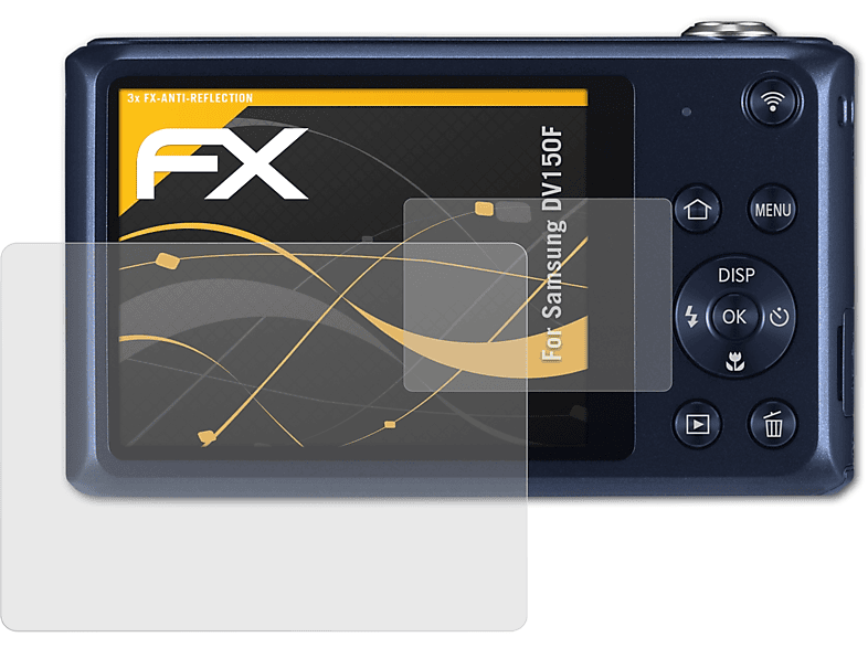 Displayschutz(für Samsung DV150F) ATFOLIX FX-Antireflex 3x