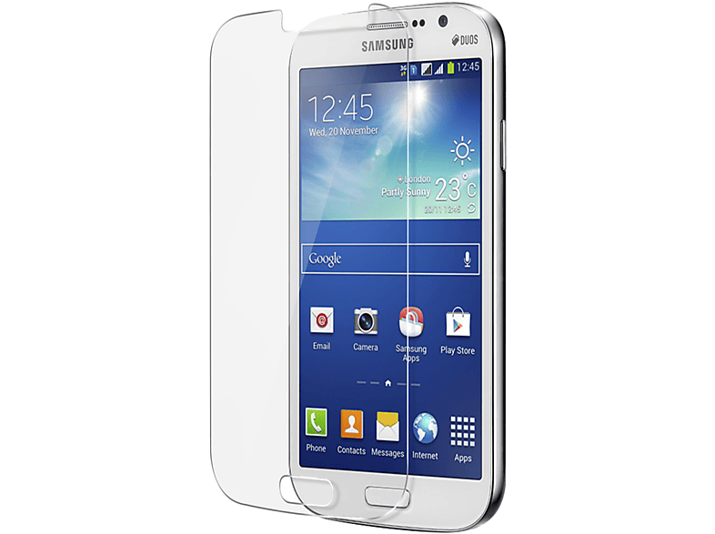 AVIZAR Gehärtetes Glas Schutzfolie mit 9H Härtegrad Glas-Folien(für Samsung Galaxy Grand Plus)