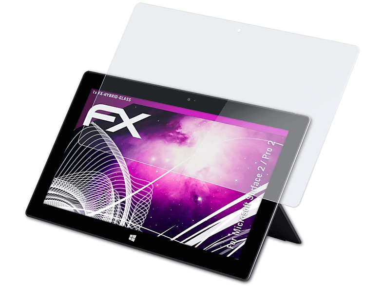 ATFOLIX FX-Hybrid-Glass Schutzglas(für Microsoft Surface Pro / 2 2)