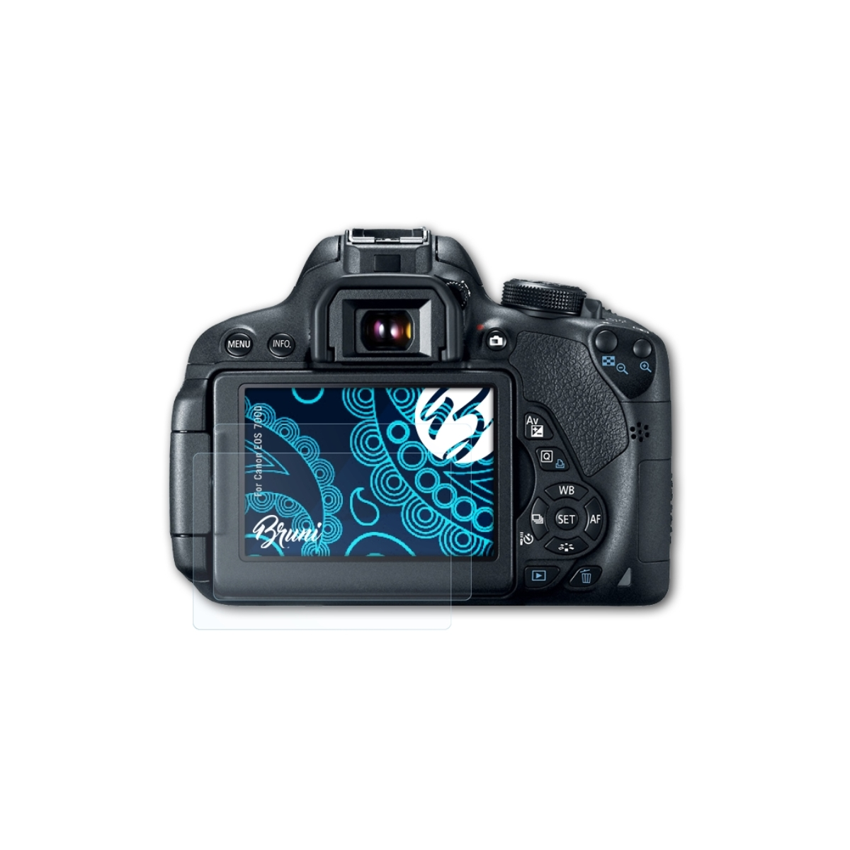 Schutzfolie(für BRUNI 700D) Basics-Clear Canon EOS 2x