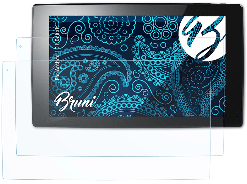 BRUNI 101 Cobalt) Basics-Clear Archos Schutzfolie(für 2x