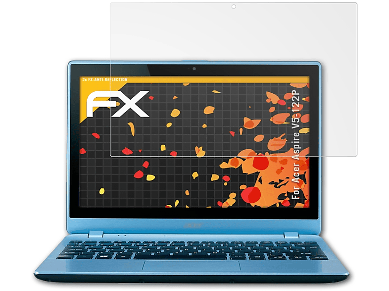 Acer FX-Antireflex 2x Aspire V5-122P) Displayschutz(für ATFOLIX