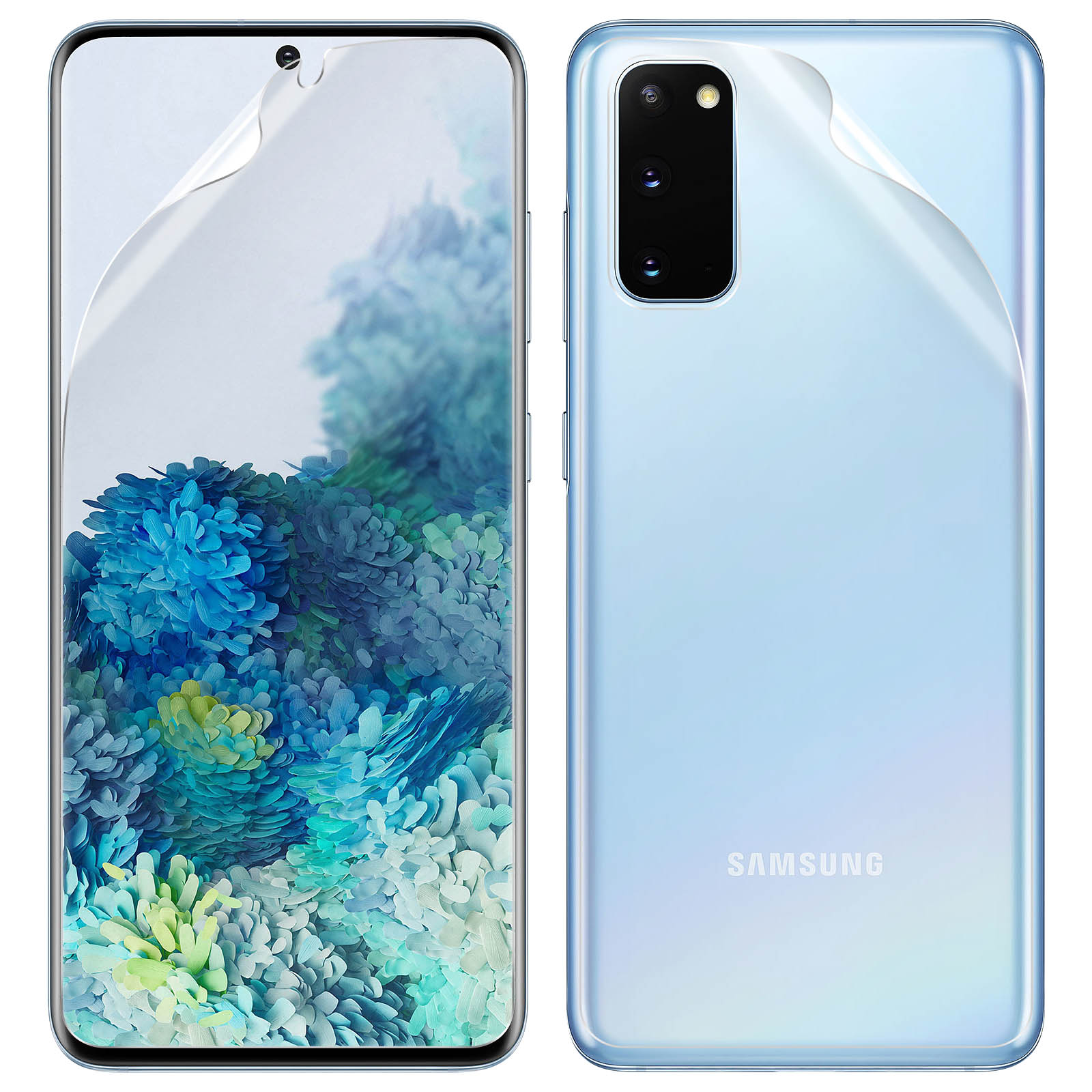 Schutzfolie S20) Samsung mit Beschichtung Schutzfolien(für Galaxy Kunstoff AVIZAR ölabweisender