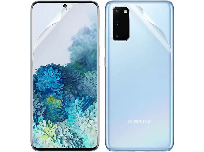 AVIZAR Galaxy Schutzfolie Kunstoff ölabweisender Samsung Schutzfolien(für Beschichtung S20) mit