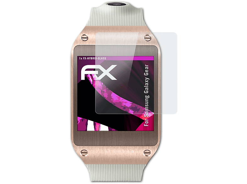 ATFOLIX FX-Hybrid-Glass Schutzglas(für Samsung Galaxy Gear)