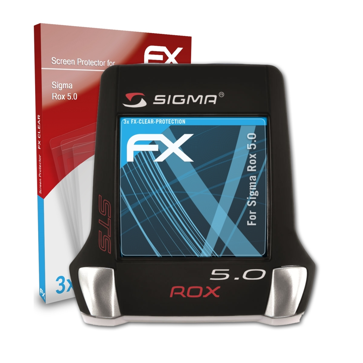 3x Sigma ATFOLIX Displayschutz(für FX-Clear 5.0) Rox