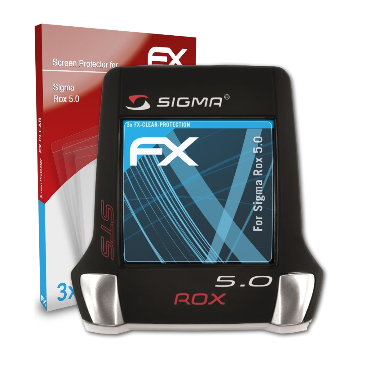 3x Rox FX-Clear Displayschutz(für 5.0) Sigma ATFOLIX