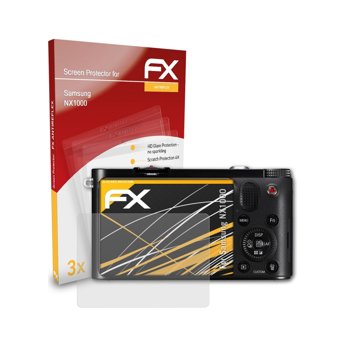 ATFOLIX Displayschutz(für Samsung FX-Antireflex 3x NX1000)