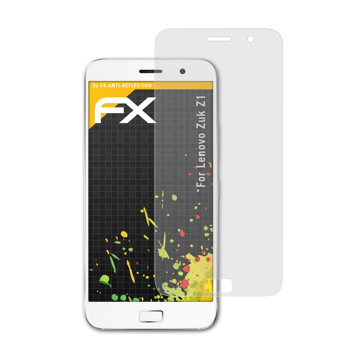 FX-Antireflex Zuk ATFOLIX Displayschutz(für Z1) Lenovo 3x