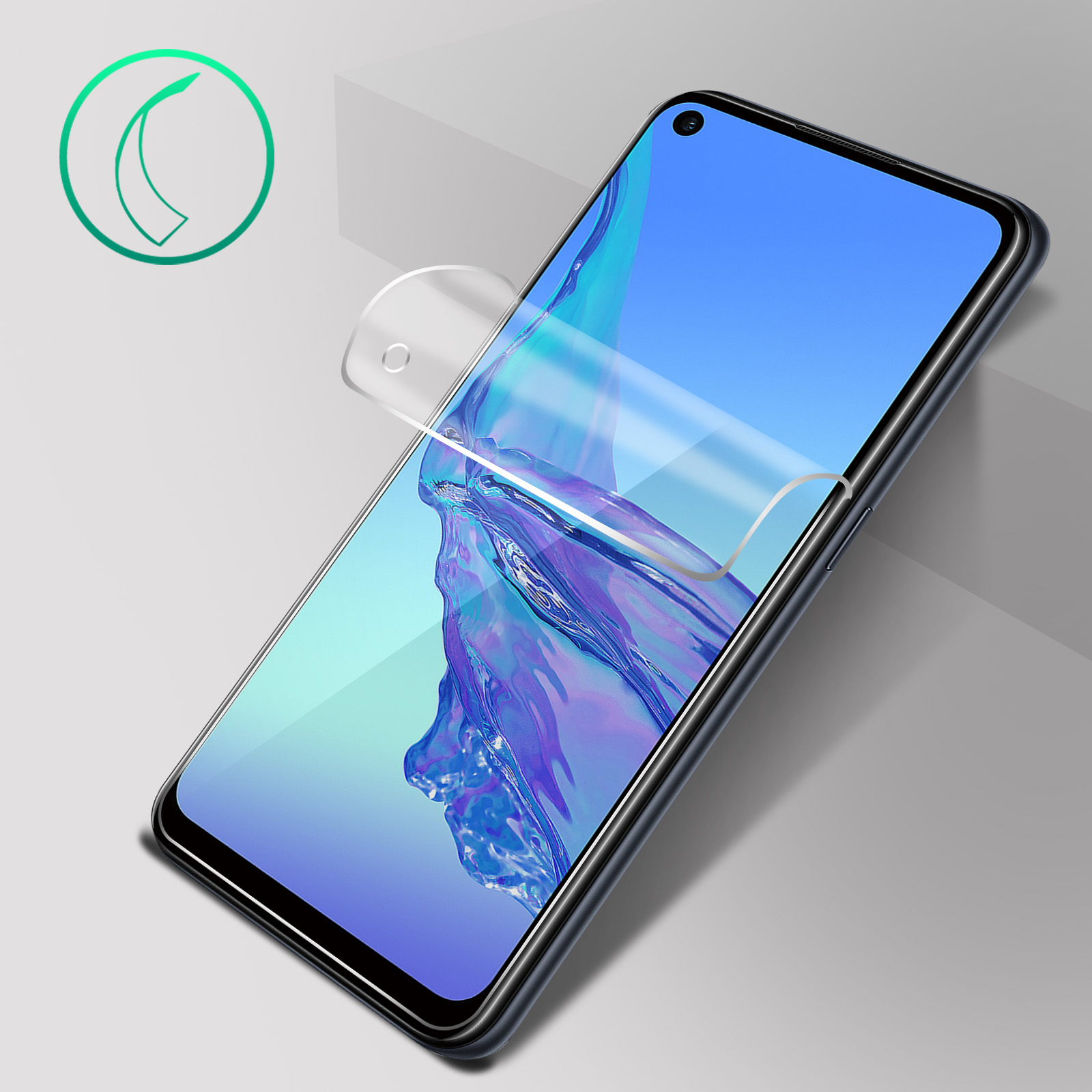 mit ölabweisender Oppo Schutzfolien(für Beschichtung AVIZAR Schutzfolie Oppo A53s) Kunstoff