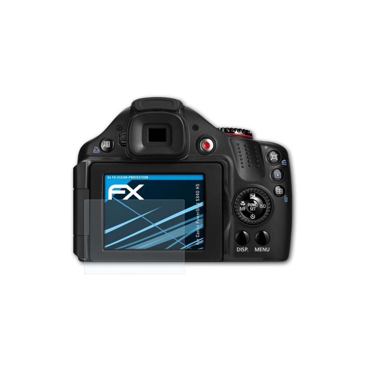 Displayschutz(für 3x HS) ATFOLIX SX40 Canon FX-Clear PowerShot