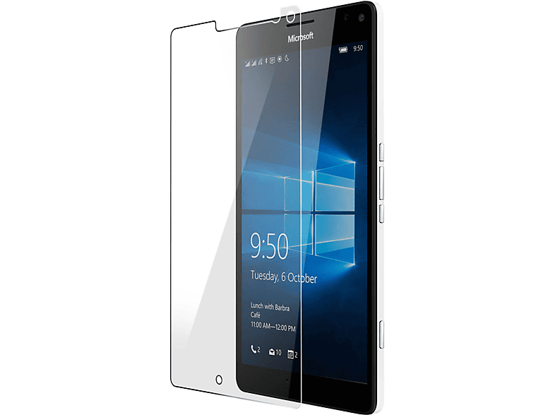 Lumia 9H Nokia mit 950 Schutzfolie AVIZAR Gehärtetes Härtegrad Glas-Folien(für Glas XL)