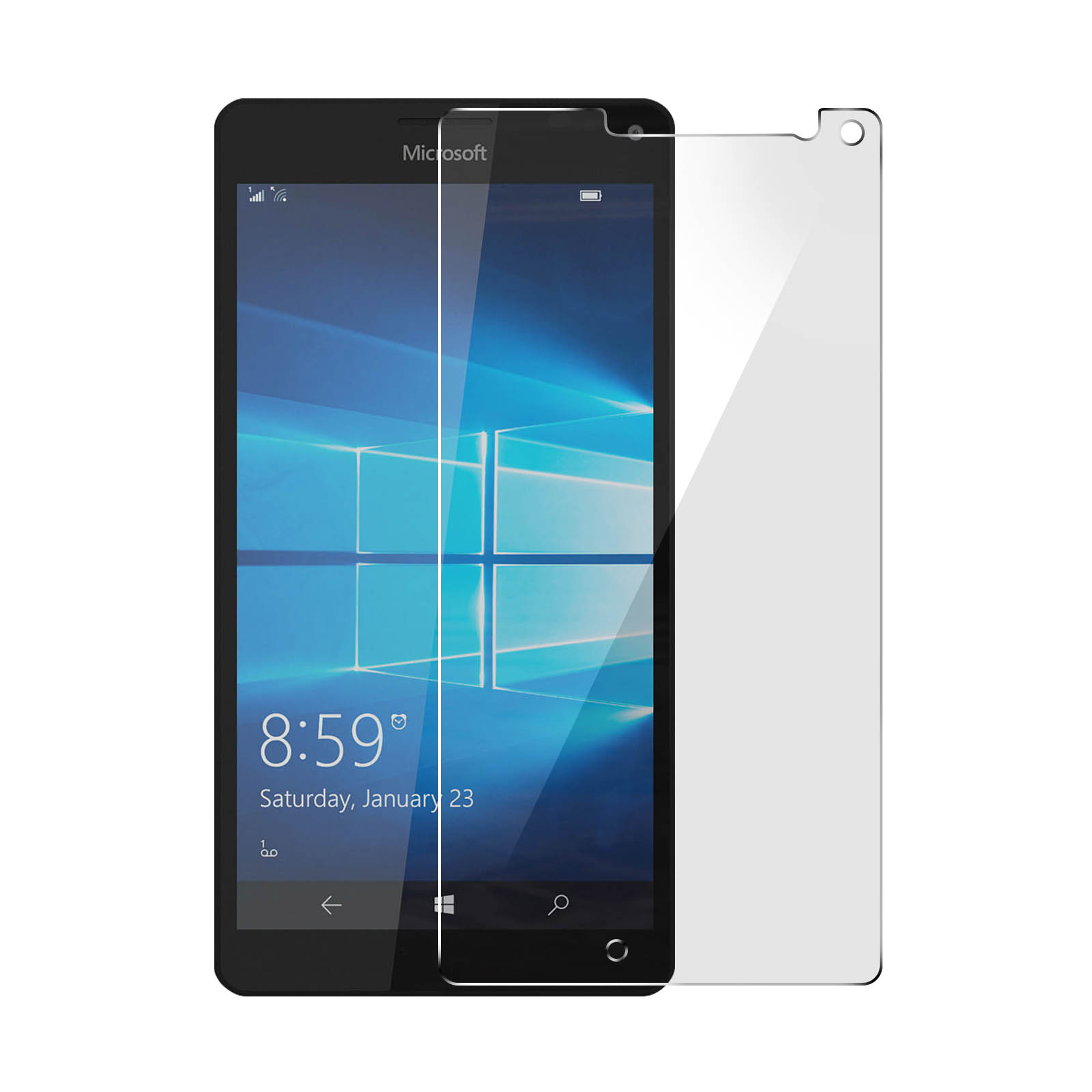 Nokia Härtegrad XL) 950 Glas Gehärtetes Lumia 9H Schutzfolie AVIZAR mit Glas-Folien(für
