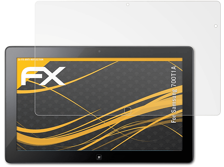 ATFOLIX 2x FX-Antireflex Displayschutz(für Samsung 700T1A)