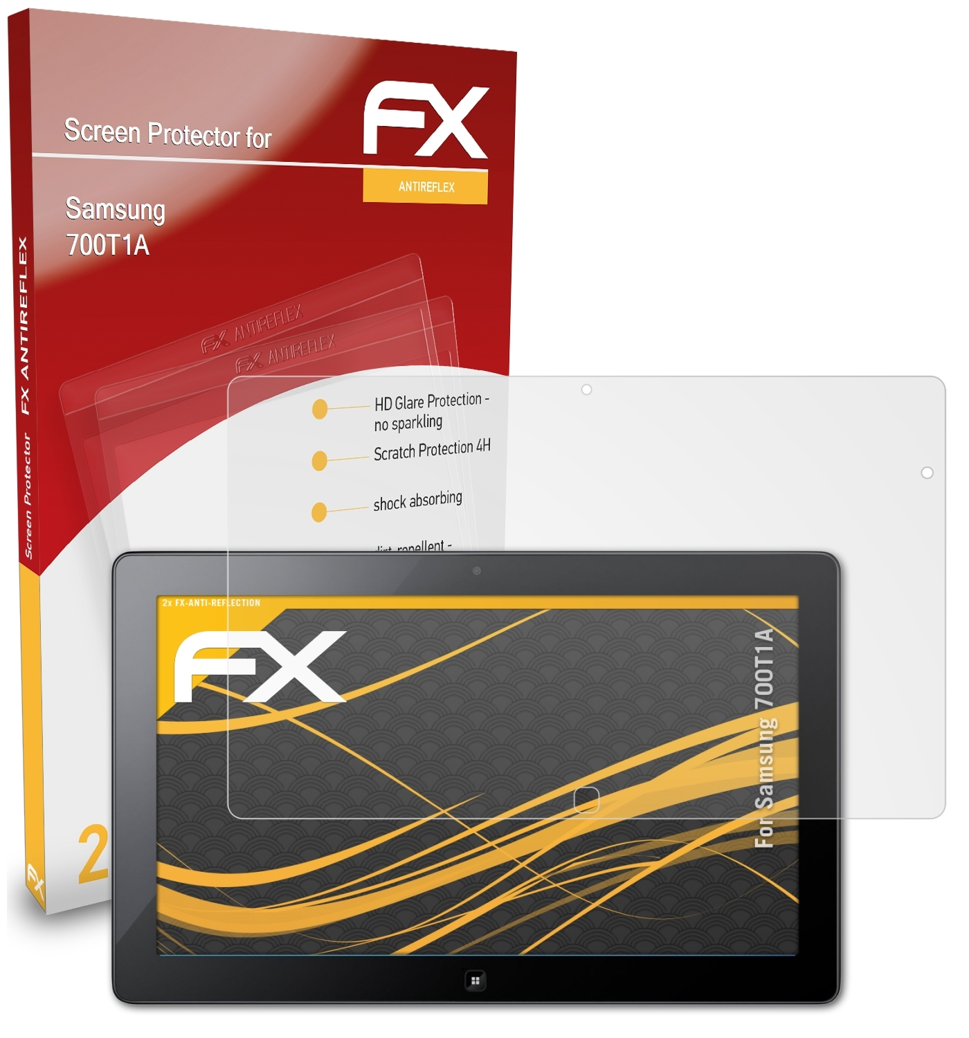 ATFOLIX 2x FX-Antireflex Displayschutz(für 700T1A) Samsung