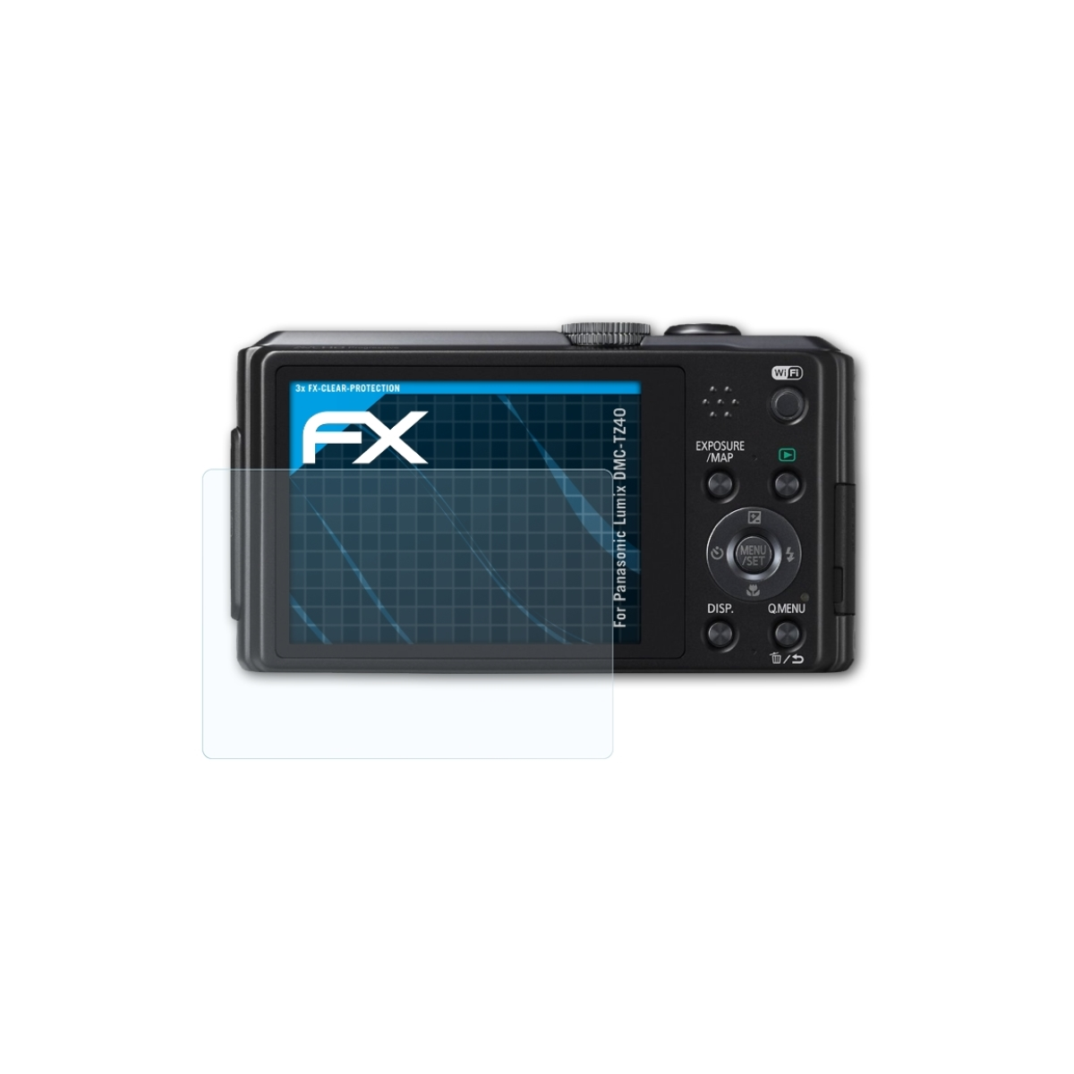 ATFOLIX 3x FX-Clear Displayschutz(für Panasonic Lumix DMC-TZ40)