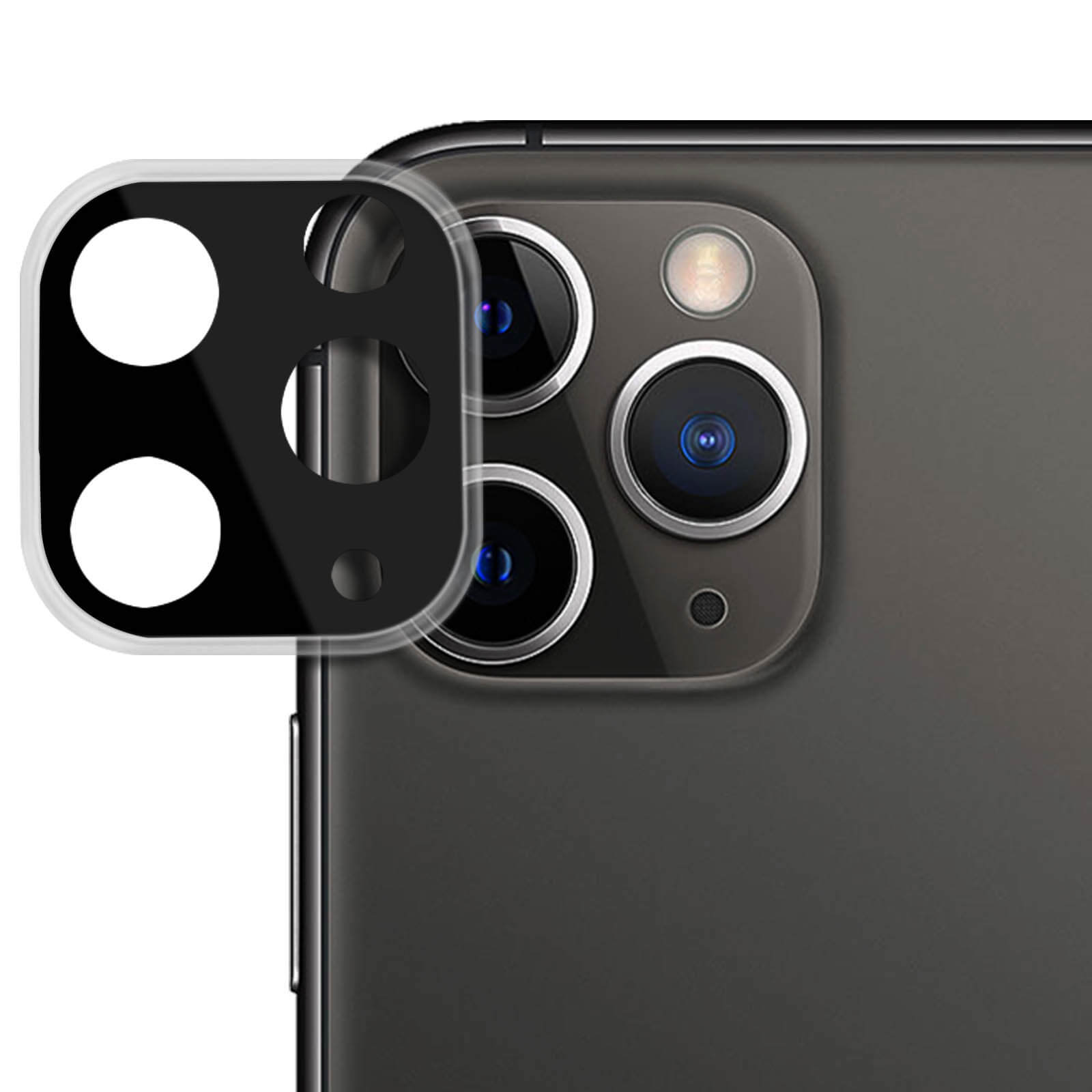 AVIZAR Pro 9H Apple Rückkamera iPhone gehärtetes Glas-Folien(für Max) 11 Schutzfolie Glas Härtegrad für Transparent