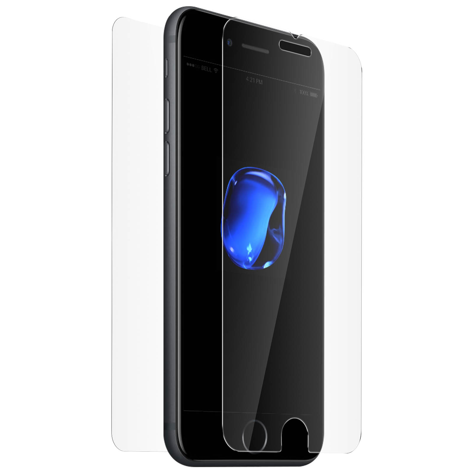 BIGBEN 9H Härtegrad, Gehärtetes Apple Plus) Glas-Folien(für iPhone 8 Glas