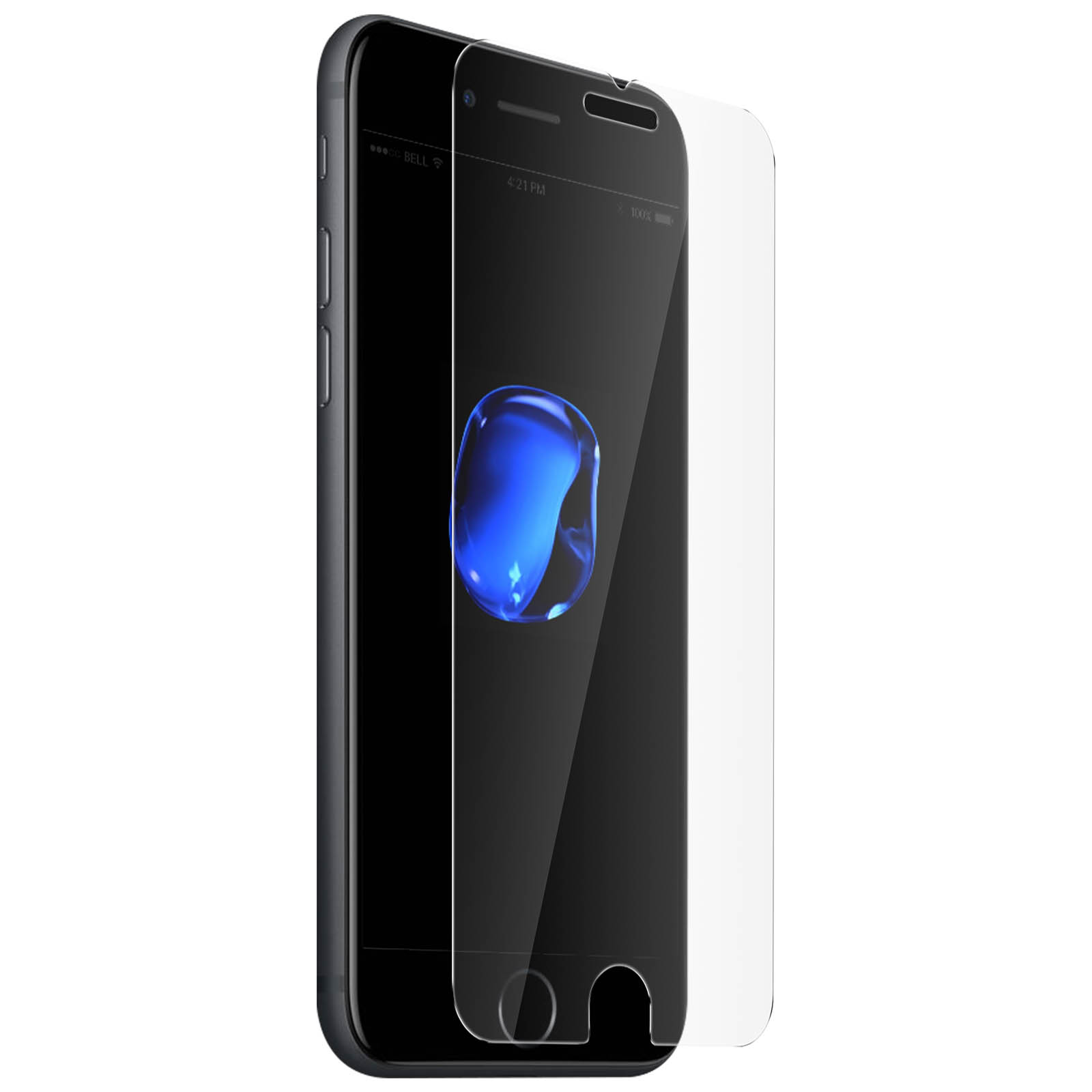 BIGBEN 9H Härtegrad, Gehärtetes Apple Plus) Glas-Folien(für iPhone 8 Glas