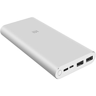 Power Bank - XIAOMI MI POWER BANK 3 Plata, 10000mAh, USB-A. USB-C. Micro USB, Plata