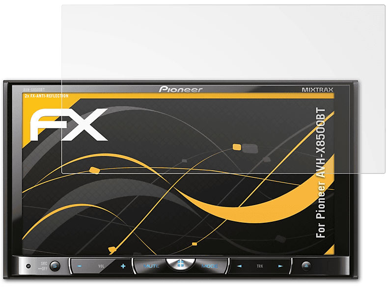 AVH-X8500BT) FX-Antireflex 2x ATFOLIX Pioneer Displayschutz(für