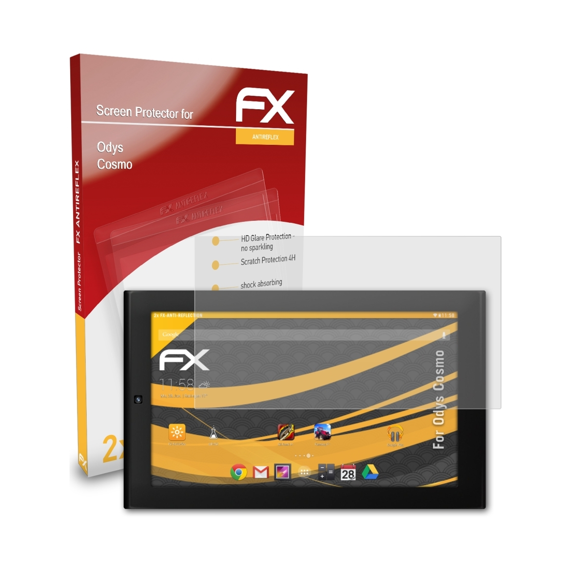 FX-Antireflex Displayschutz(für ATFOLIX Odys 2x Cosmo)