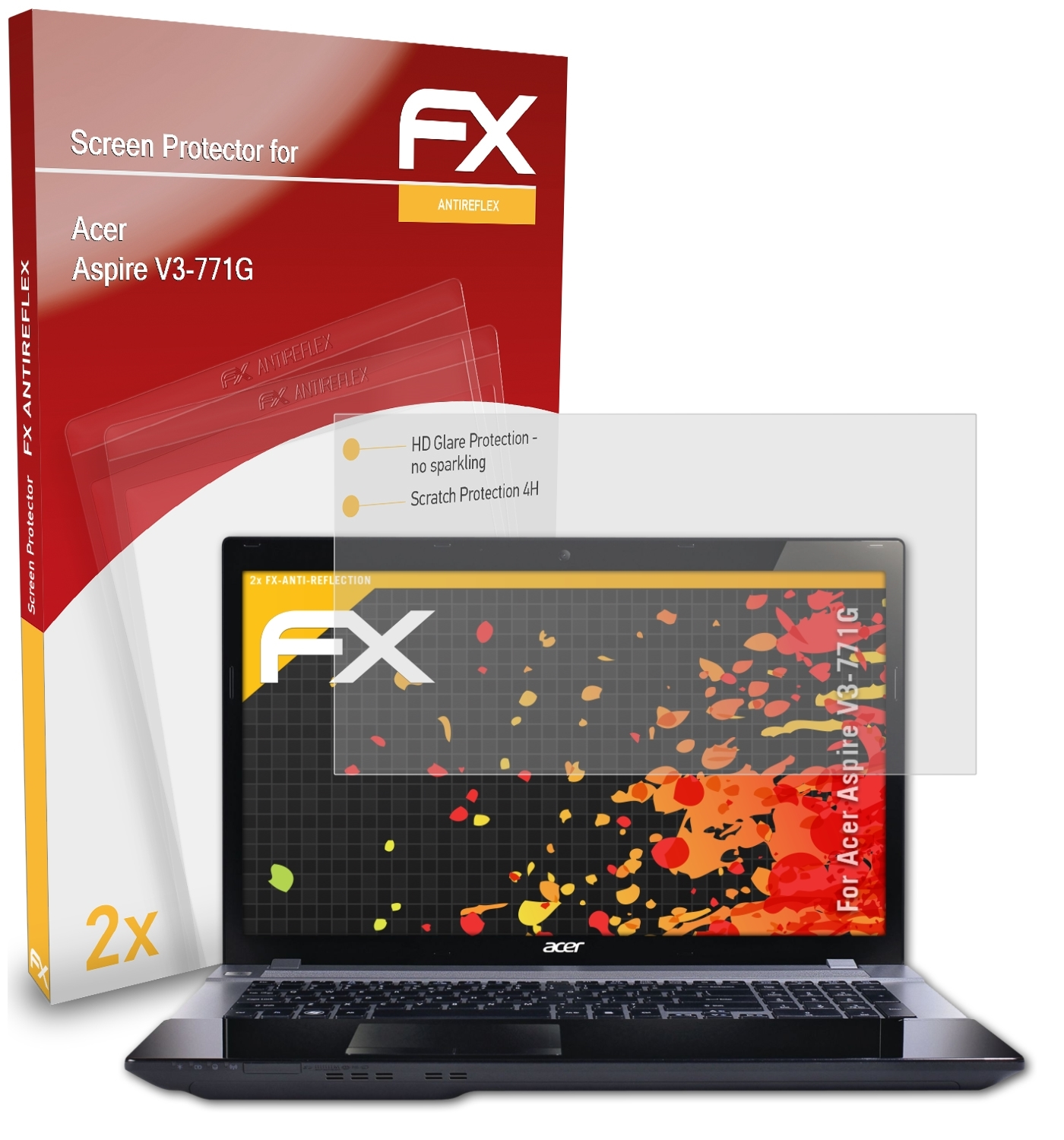 FX-Antireflex V3-771G) Aspire ATFOLIX 2x Acer Displayschutz(für